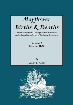 Mayflower Births & Deaths, from the Files of George Ernest Bowman at the Massachusetts Society of Mayflower Descendants. Volume 2, Families H-W. Index