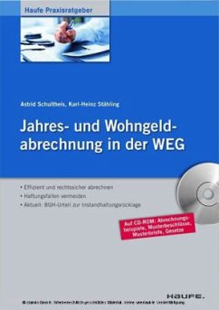 Jahres- und Wohngeldabrechnung in der WEG, m. CD-ROM - Schnabel, Peter-Dietmar