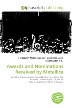Cover Awards and Nominations Received by Metallica