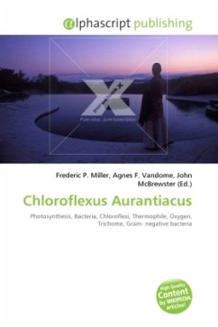 Cover Chloroflexus Aurantiacus