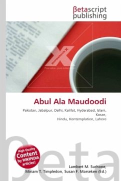 Abul Ala Maudoodi Cover Abul Ala Maudoodi