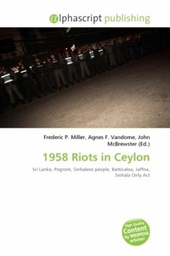 1958 Riots in Ceylon