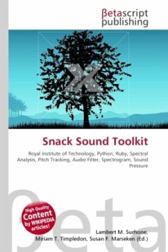 Snack Sound Toolkit
