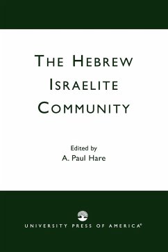 The Hebrew Israelite Community - Hare, A. Paul