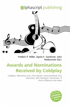 Awards and Nominations Received by Coldplay