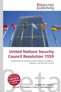 United Nations Security Council Resolution 1559