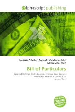 Bill of Particulars