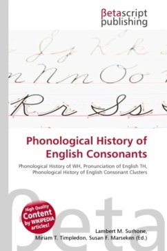 Phonological History of English Consonants