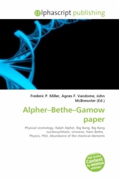 Alpher Bethe Gamow paper