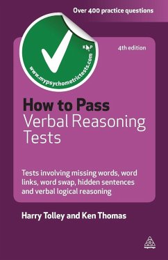 How to Pass Verbal Reasoning Tests - Tolley, Harry; Thomas, Ken