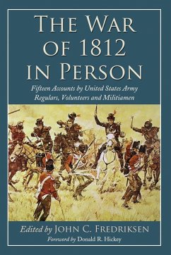 Cover The War of 1812 in Person