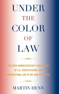 Under the Color of Law - Henn, Martin