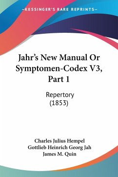 Jahr's New Manual Or Symptomen-Codex V3, Part 1