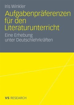 Aufgabenpräferenzen für den Literaturunterricht - Winkler, Iris