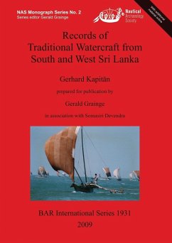 Records of Traditional Watercraft from South and West Sri Lanka - Kapitän, Gerhard