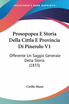 Prosopopea E Storia Della Cittla E Provincia Di Pinerolo V1