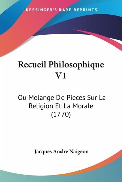 Recueil Philosophique V1