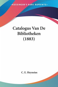 Catalogus Van De Bibliotheken (1883)