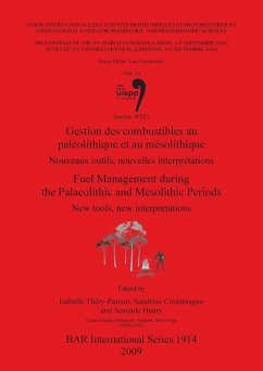 Gestion des combustibles au paléolithique et au mésolithique / Fuel Management during the Palaeolithic and Mesolithic Periods