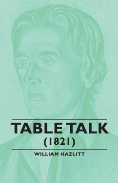 Table Talk - (1821) - Hazlitt, William