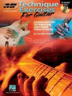 Technique Exercises for Guitar: Private Lessons Series [With CD (Audio)] - Belkadi, Jean Marc