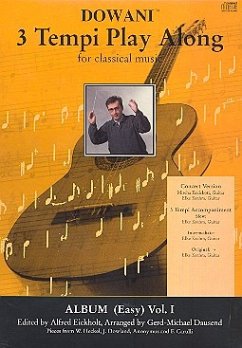 Cover 3 Tempi Playalong CD Album 1 (easy) Konzertversion (2 Gitarren) und Gitarrenbegleitung in 3 Tempi