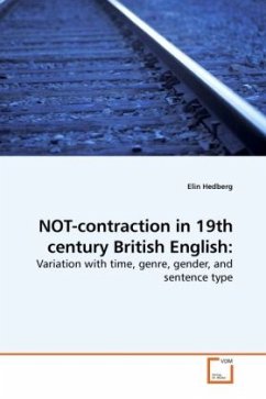 NOT-contraction in 19th century British English - Hedberg, Elin