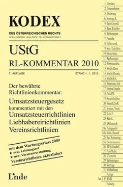 Cover KODEX UStG-Richtlinien-Kommentar 2010
