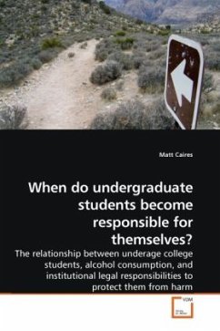 When do undergraduate students become responsible for themselves? - Caires, Matt