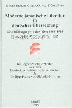 Moderne japanische Literatur in deutscher Übersetzung - Stalph, Jürgen; Ogasa, Gisela; Puls, Dörte