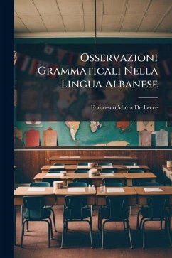 Cover Osservazioni Grammaticali Nella Lingua Albanese