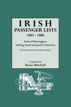 Irish Passenger Lists, 1803-1806