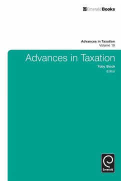 Cover Advances in Taxation