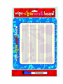 Wipe Clean Music Board: Landscape Edition