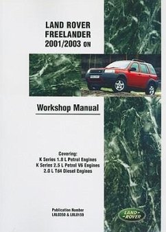 Land Rover Freelander 2001/2003 on Workshop Manual Service Procedures