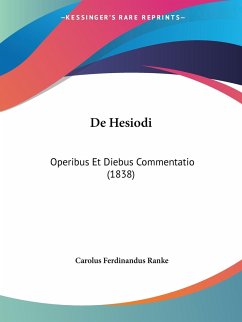 De Hesiodi - Ranke, Carolus Ferdinandus