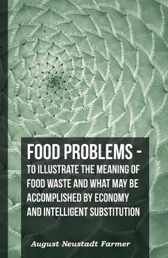 Food Problems - To Illustrate The Meaning Of Food Waste And What May Be Accomplished By Economy And Intelligent Substitution - Farmer, August Neustadt