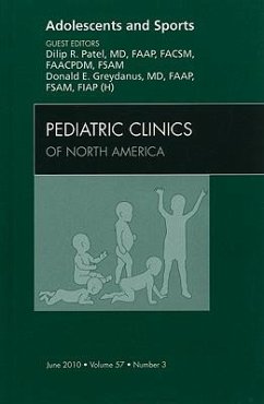 Cover Adolescents and Sports, an Issue of Pediatric Clinics