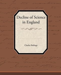 Decline of Science in England - Babbage, Charles