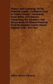 History and Genealogy of the Pomeroy Family - Collateral Lines in Family Groups - Normandy, Great Britan and America Comprising the Ancestors and Desc