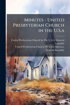 Cover Minutes - United Presbyterian Church in the U.S.A.