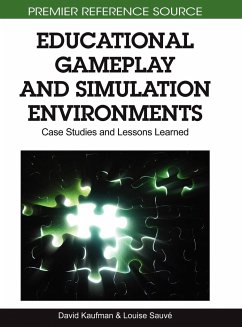 Educational Gameplay and Simulation Environments