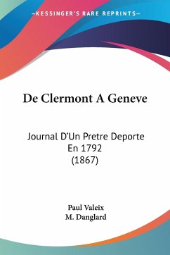 De Clermont A Geneve - Valeix, Paul