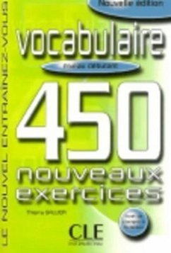 Vocabulaire 450 Exercises Textbook + Key (Beginner) - Sirejols