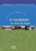 Le Vocabulaire En Classe de Langue