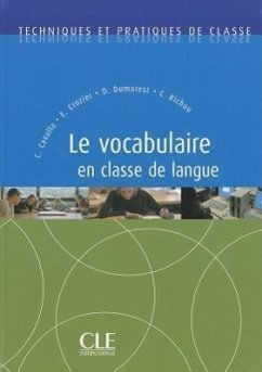 Le Vocabulaire En Classe de Langue - Cavalla