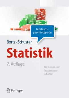 Statistik für Human- und Sozialwissenschaftler - Bortz, Jürgen;Schuster, Christof
