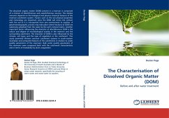 The Characterisation of Dissolved Organic Matter (DOM)