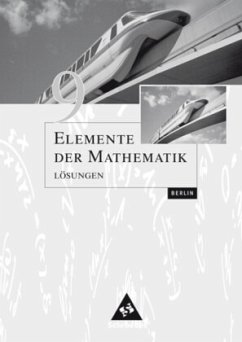 9. Schuljahr, Lösungen / Elemente der Mathematik, Ausgabe Berlin (2006)