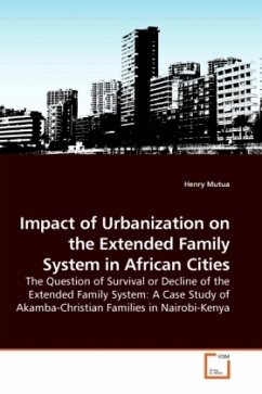 Impact of Urbanization on the Extended Family System in African Cities - Mutua, Henry